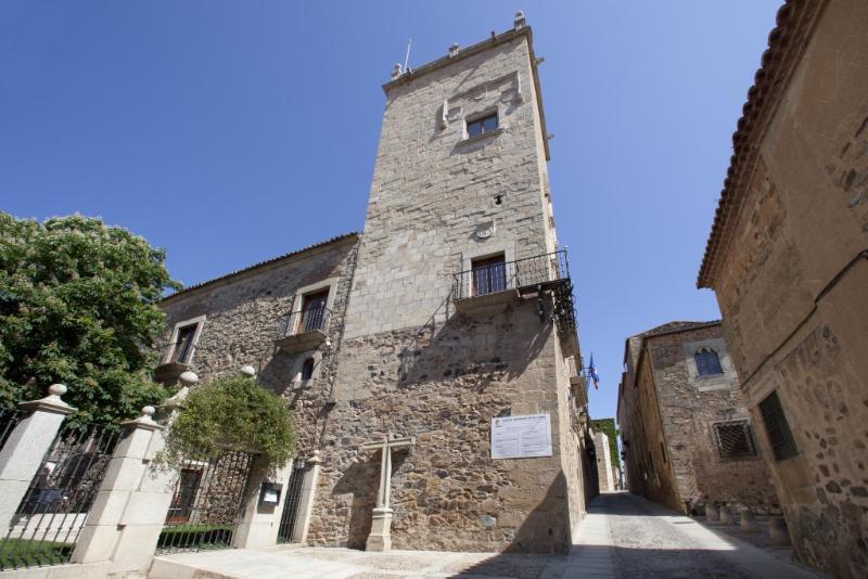 Parador de Caces Exterior foto